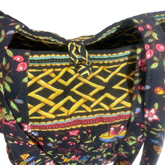 Vera Bradley Quilted Duffle Bag multi color Japanese print Travel Tote - Picture 2 of 11